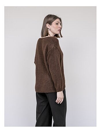 Jersey de cuello en V KLORIANE