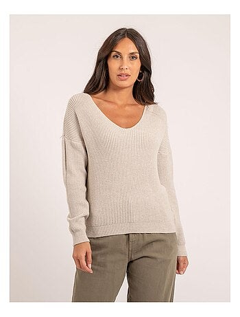 Jersey de cuello en V KYLEENA