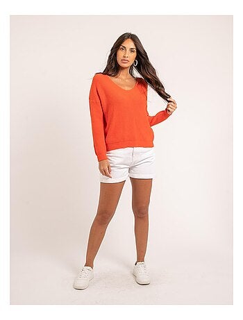 Jersey de cuello en V KYLEENA