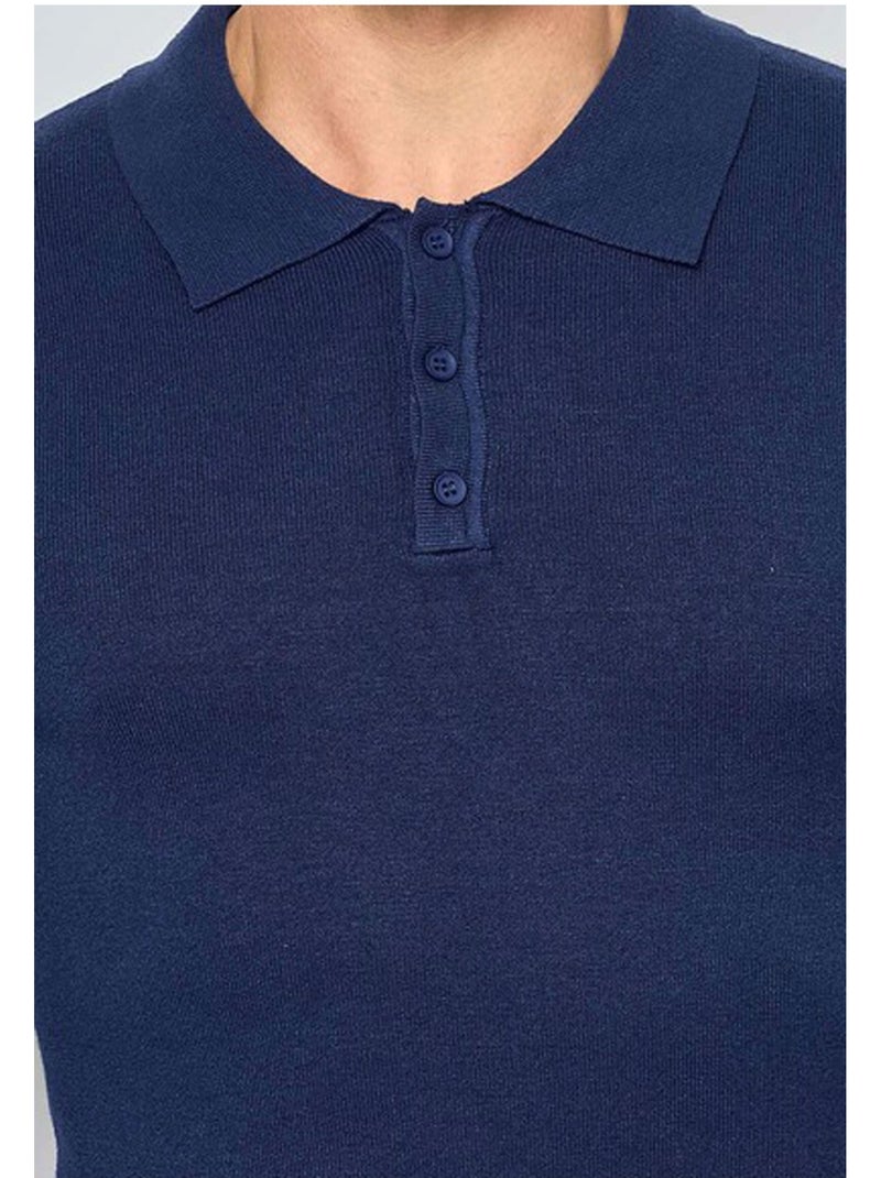 Jersey de cuello polo Kebello Azul - Kiabi