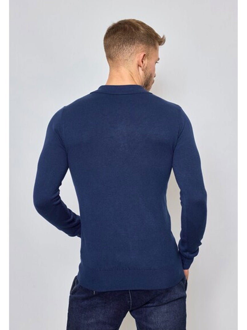 Jersey de cuello polo Kebello Azul - Kiabi