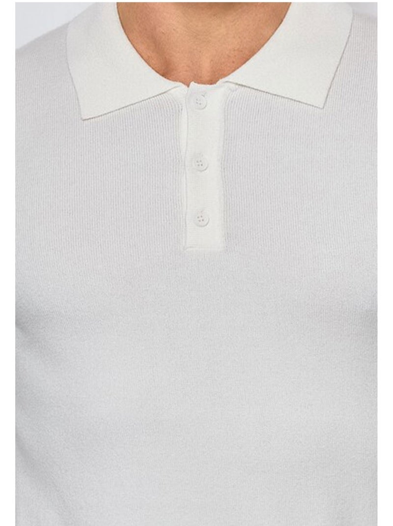 Jersey de cuello polo Kebello Blanco - Kiabi