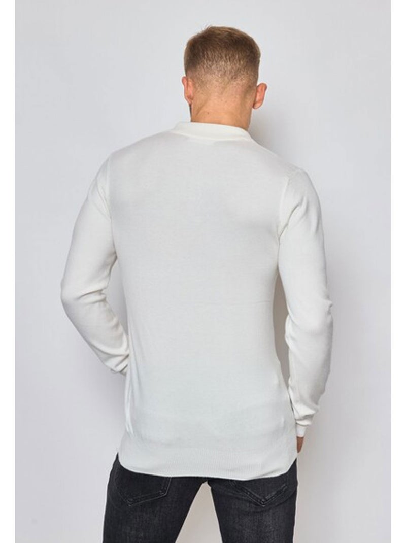 Jersey de cuello polo Kebello Blanco - Kiabi