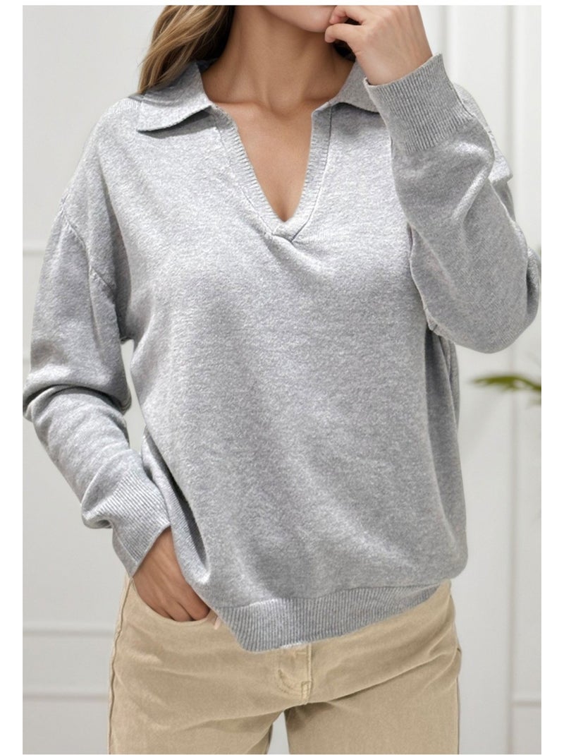 Jersey de cuello Polo Kebello Gris - Kiabi