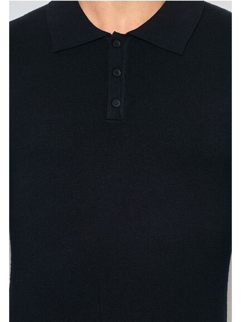 Jersey de cuello polo Kebello Negro Negro - Kiabi
