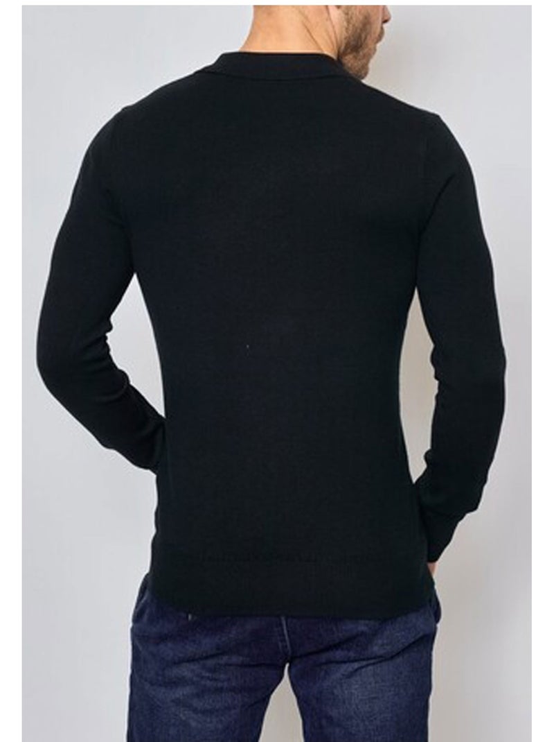 Jersey de cuello polo Kebello Negro Negro - Kiabi