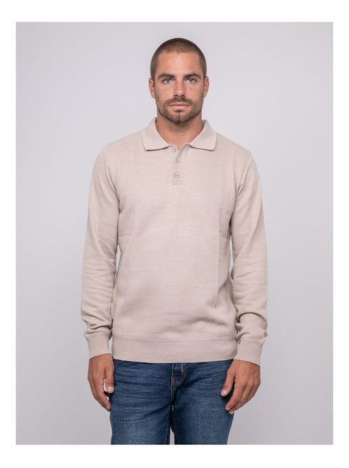Jersey de cuello polo LOMEDI - Kiabi Jersey de cuello polo LOMEDI - Kiabi
