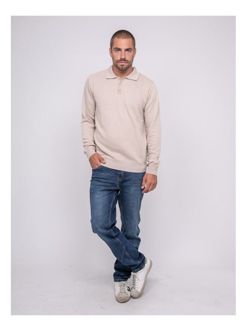 Jersey de cuello polo LOMEDI - Kiabi Jersey de cuello polo LOMEDI - Kiabi