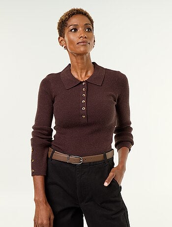 Jersey de cuello polo