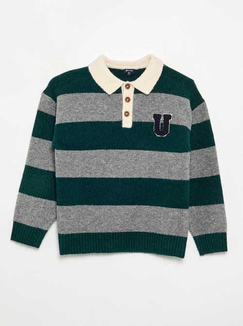 Jersey de cuello polo - Kiabi Jersey de cuello polo - Kiabi