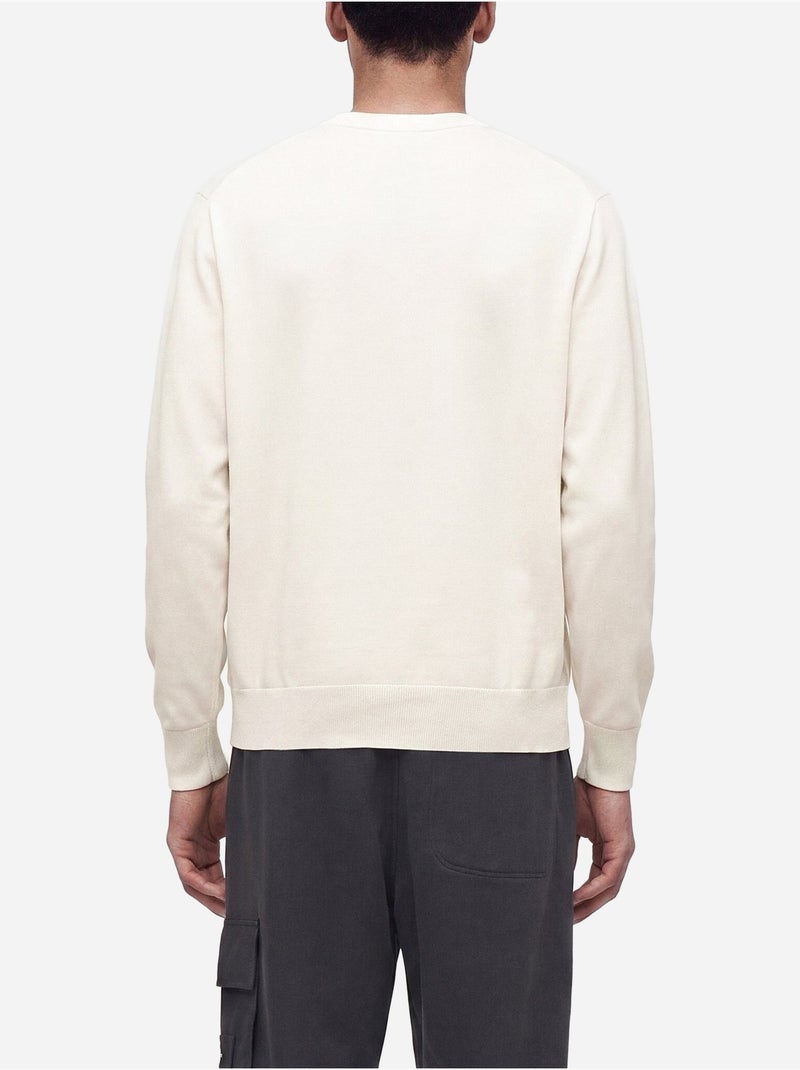Jersey de cuello redondo - calvin klein Blanco roto - Kiabi