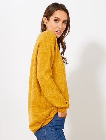 Jersey de cuello redondo básico - Kiabi