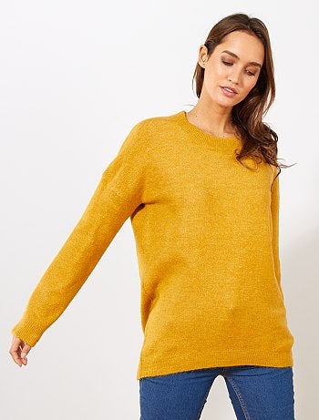 Jersey de cuello redondo básico - Kiabi