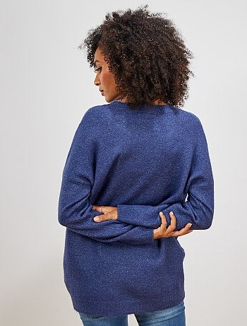 Jersey de cuello redondo básico - Kiabi