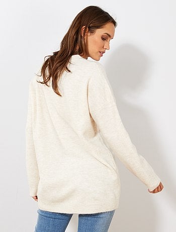 Jersey de cuello redondo básico - Kiabi