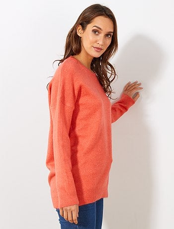 Jersey de cuello redondo básico - Kiabi