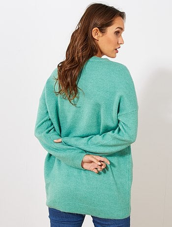 Jersey de cuello redondo básico - Kiabi