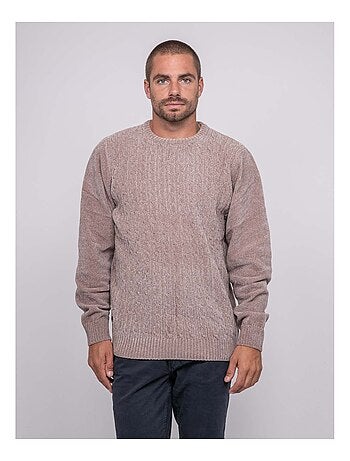 Jersey de cuello redondo con trenzas LITURIN