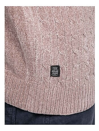 Jersey de cuello redondo con trenzas LITURIN