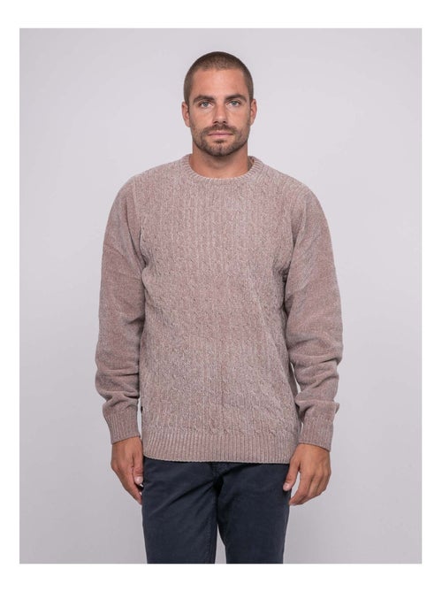Jersey de cuello redondo con trenzas LITURIN - Kiabi Jersey de cuello redondo con trenzas LITURIN - Kiabi