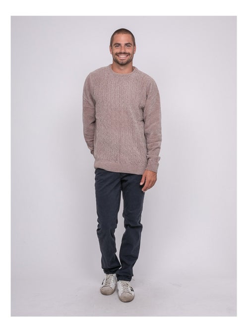Jersey de cuello redondo con trenzas LITURIN - Kiabi Jersey de cuello redondo con trenzas LITURIN - Kiabi