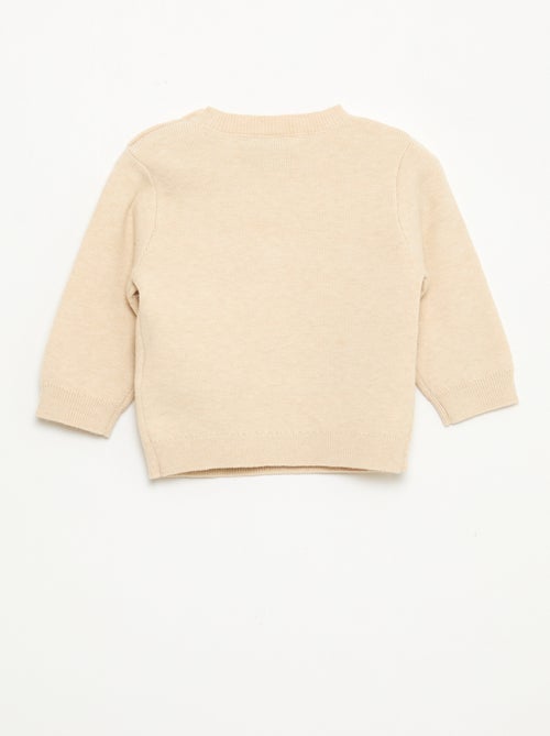 Jersey de cuello redondo de punto 'Disney' 'Winnie' - Kiabi