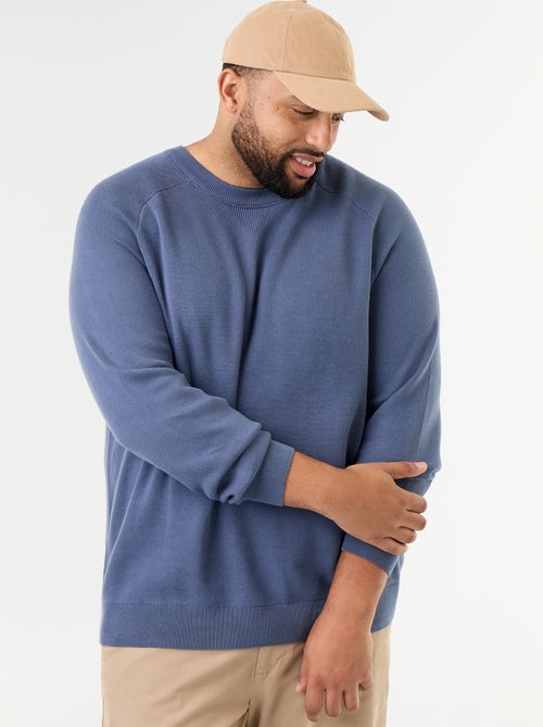 Jersey de cuello redondo de punto grueso - Kiabi