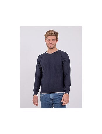 Jersey de cuello redondo de puro algodón AMATEO