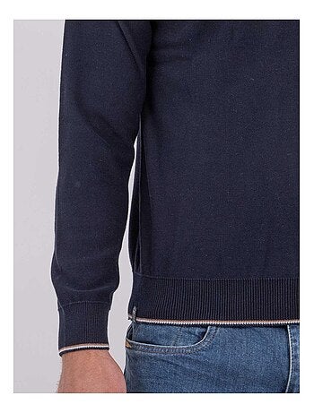 Jersey de cuello redondo de puro algodón AMATEO