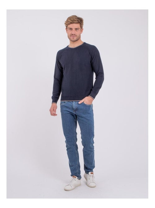 Jersey de cuello redondo de puro algodón AMATEO - Kiabi
