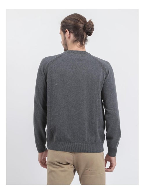 Jersey de cuello redondo de puro algodón LOCTUDY - Kiabi