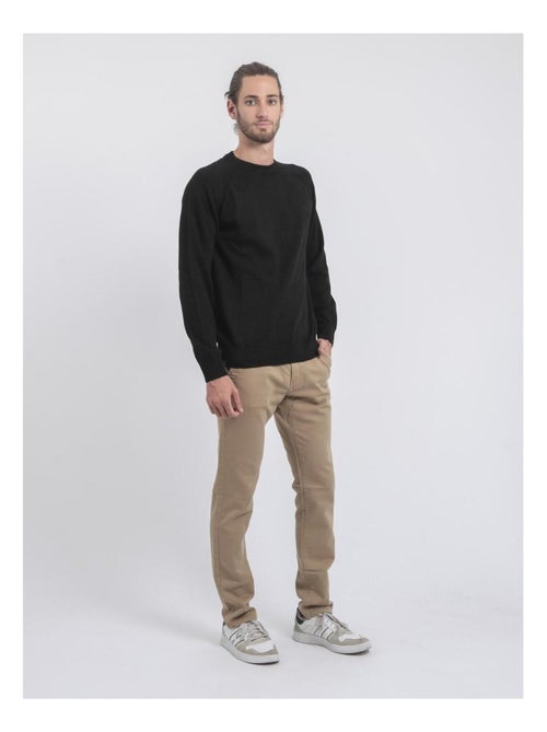 Jersey de cuello redondo de puro algodón LOCTUDY - Kiabi