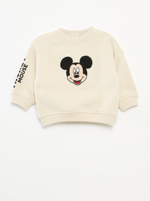 Jersey de cuello redondo 'Disney' 'Mickey' liso - Kiabi