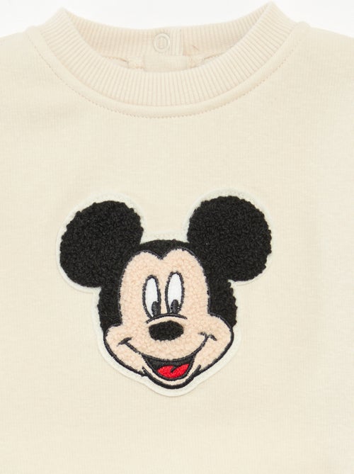 Jersey de cuello redondo 'Disney' 'Mickey' liso - Kiabi