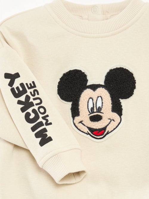 Jersey de cuello redondo 'Disney' 'Mickey' liso - Kiabi
