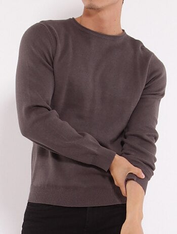 Jersey de cuello redondo