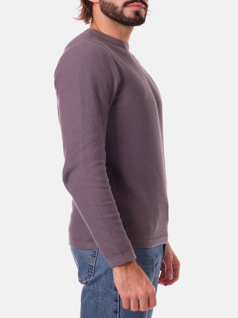 Jersey de cuello redondo Gris antracita - Kiabi
