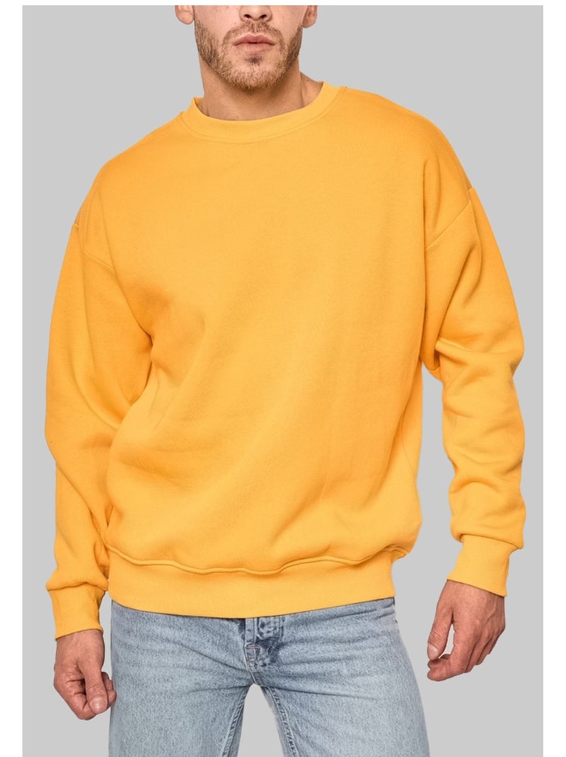 Jersey de cuello redondo Kebello Amarillo - Kiabi