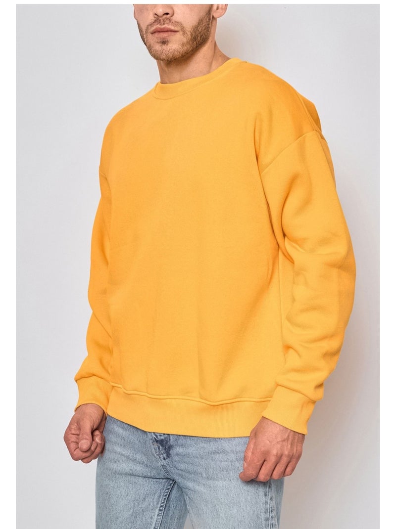 Jersey de cuello redondo Kebello Amarillo - Kiabi