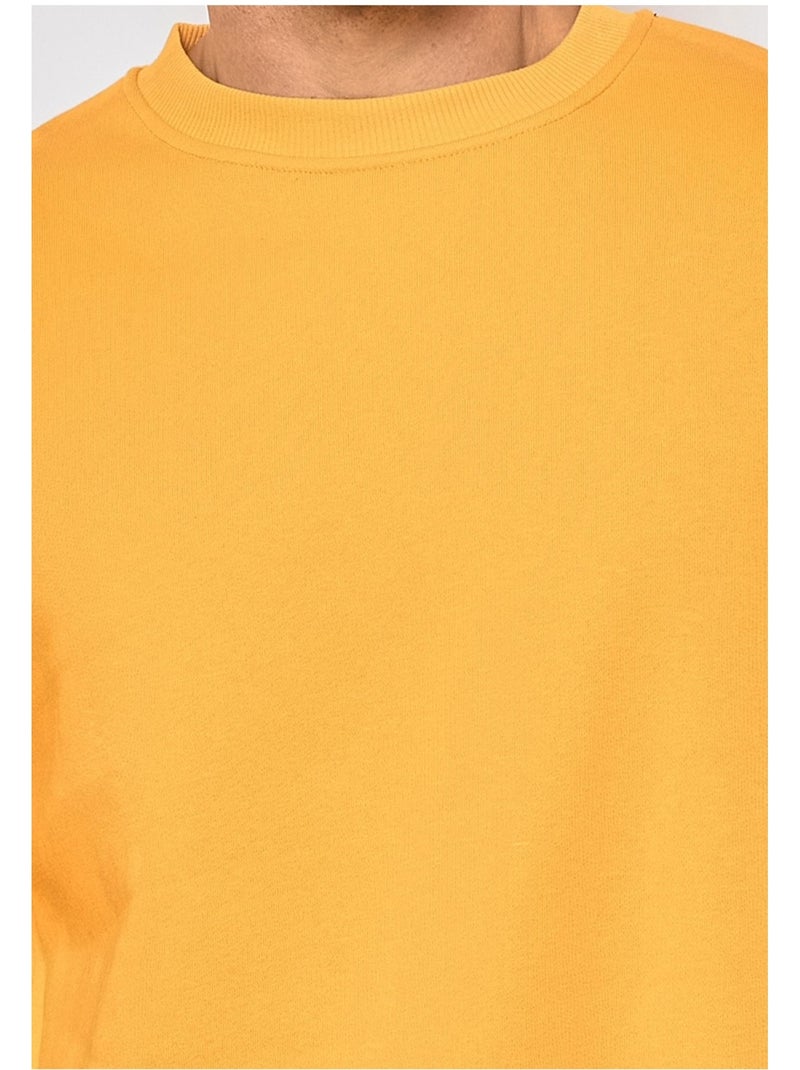 Jersey de cuello redondo Kebello Amarillo - Kiabi
