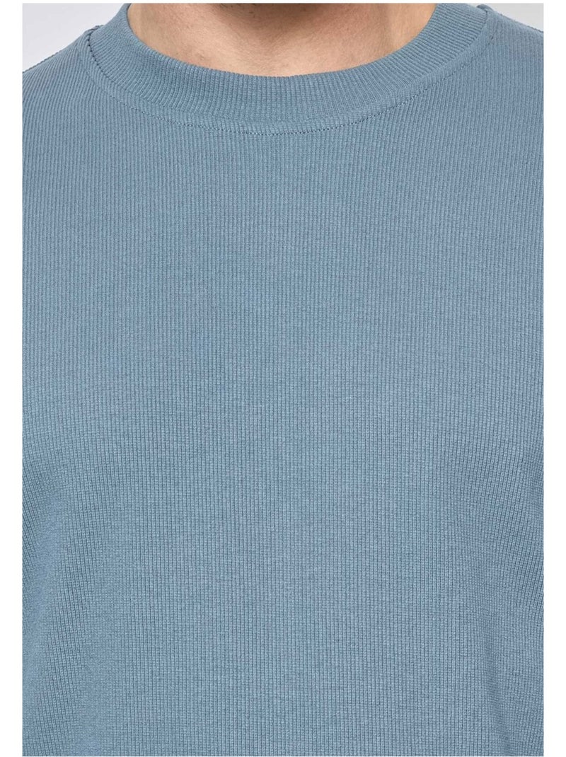 Jersey de cuello redondo Kebello Azul - Kiabi