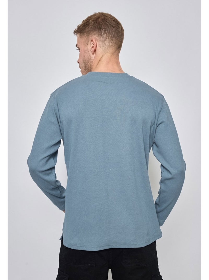 Jersey de cuello redondo Kebello Azul - Kiabi