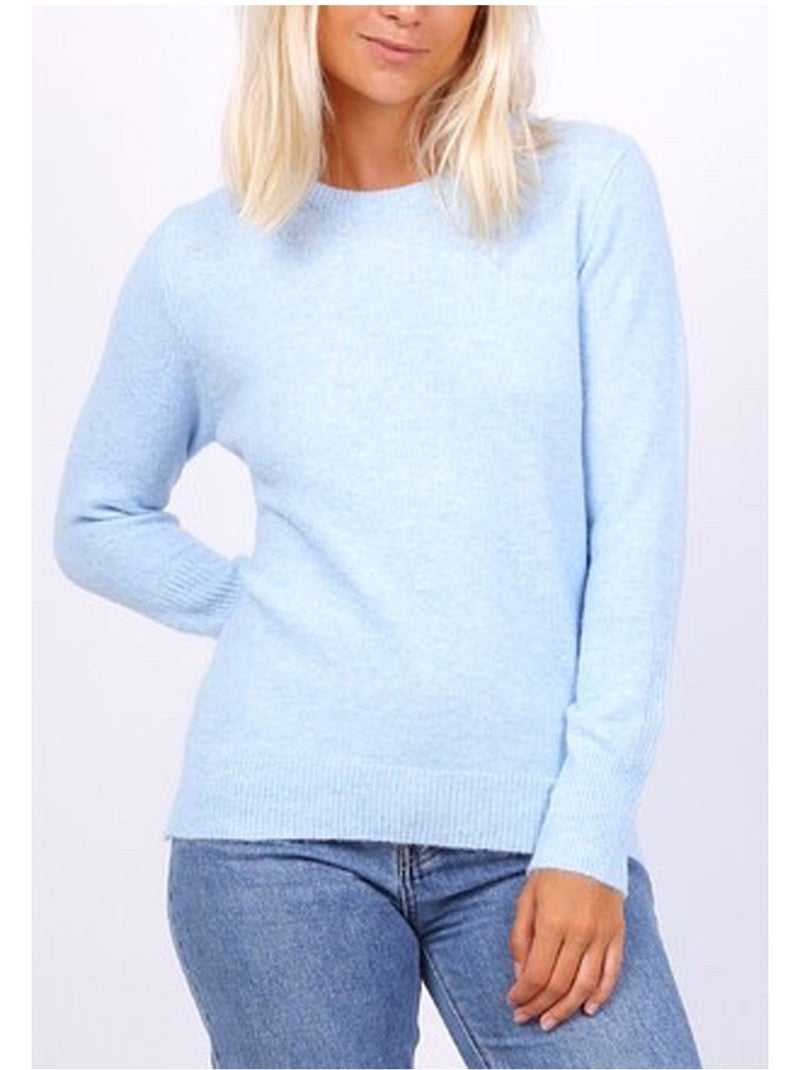 Jersey de cuello redondo Kebello Azul cielo - Kiabi