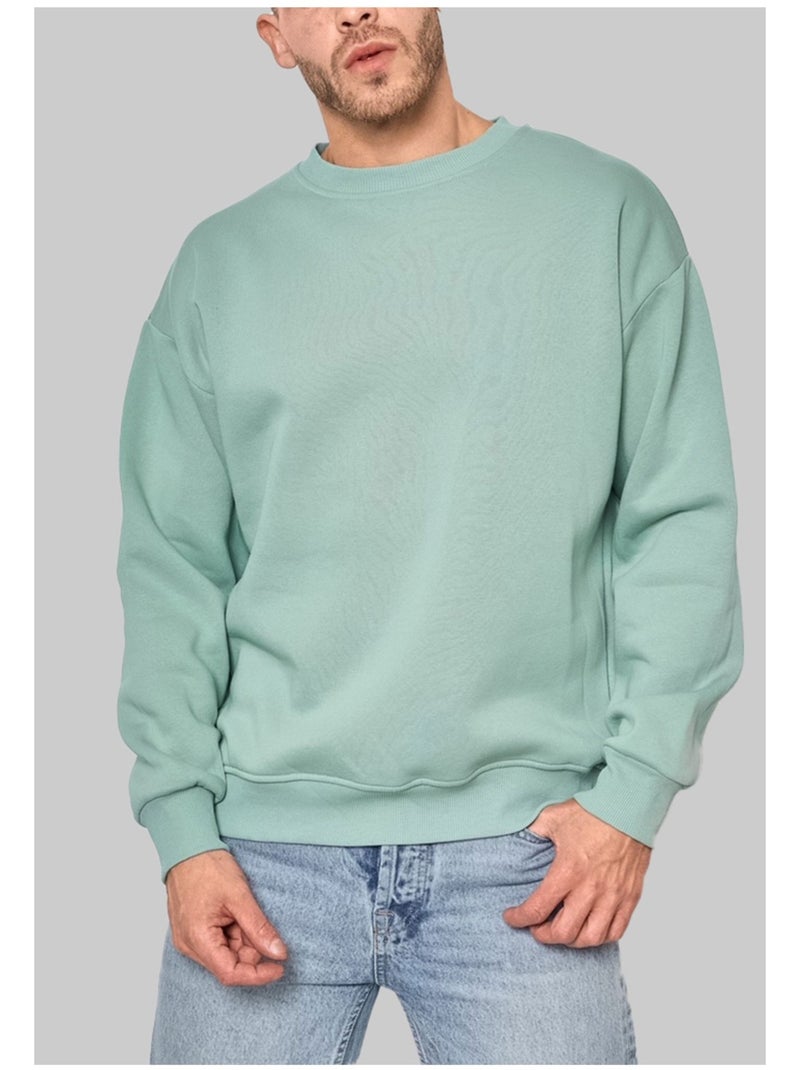Jersey de cuello redondo Kebello Azul turquesa - Kiabi