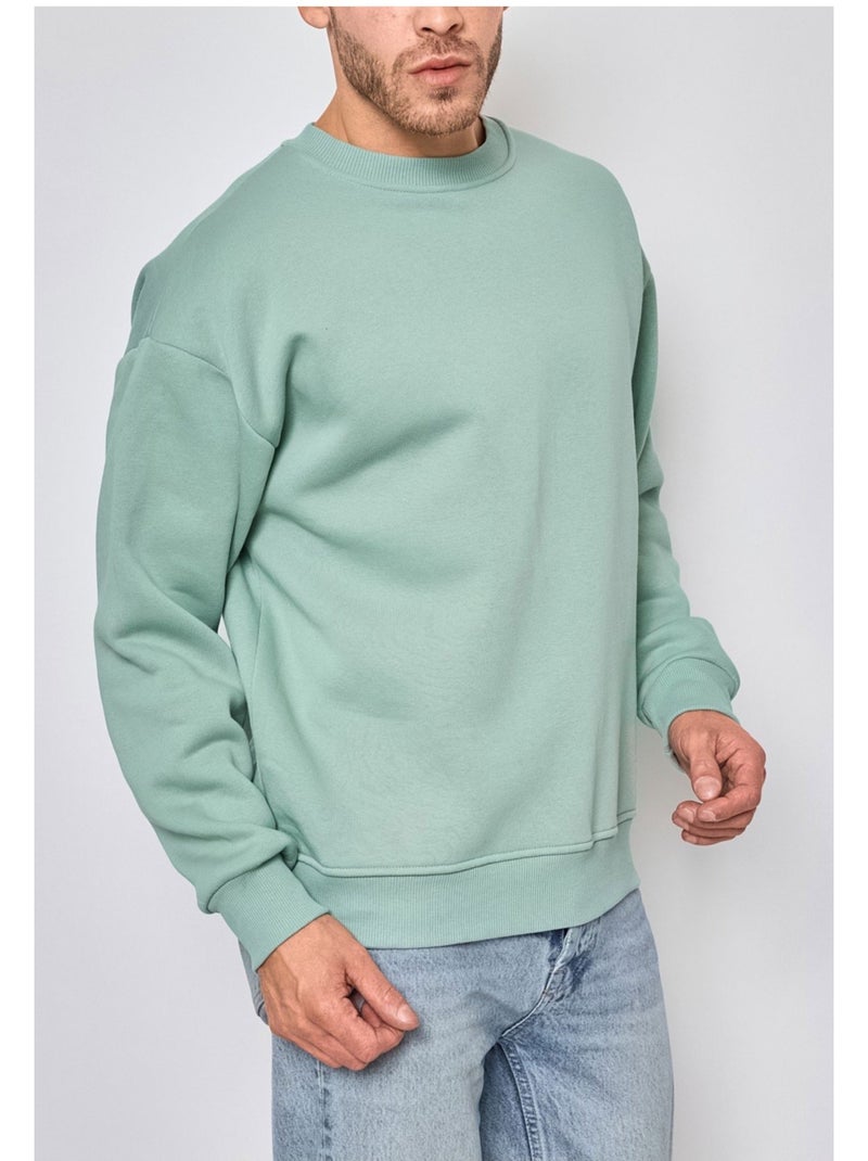 Jersey de cuello redondo Kebello Azul turquesa - Kiabi