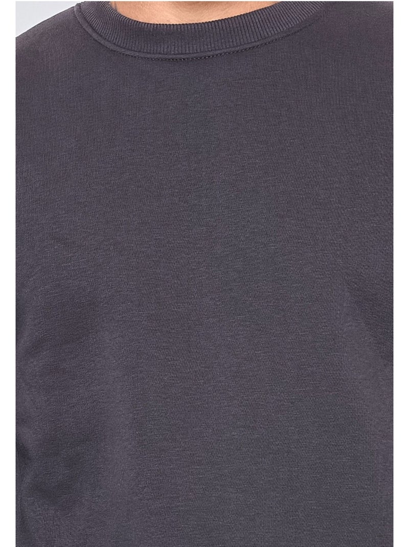 Jersey de cuello redondo Kebello Gris antracita - Kiabi