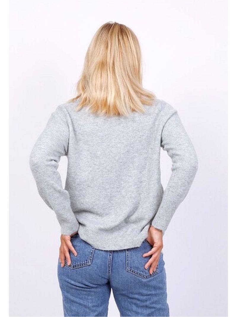 Jersey de cuello redondo Kebello Gris - Kiabi