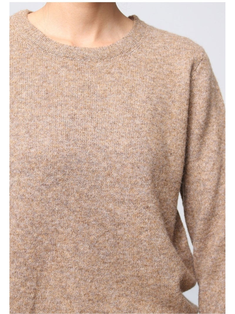 Jersey de cuello redondo Kebello Marrón - Kiabi