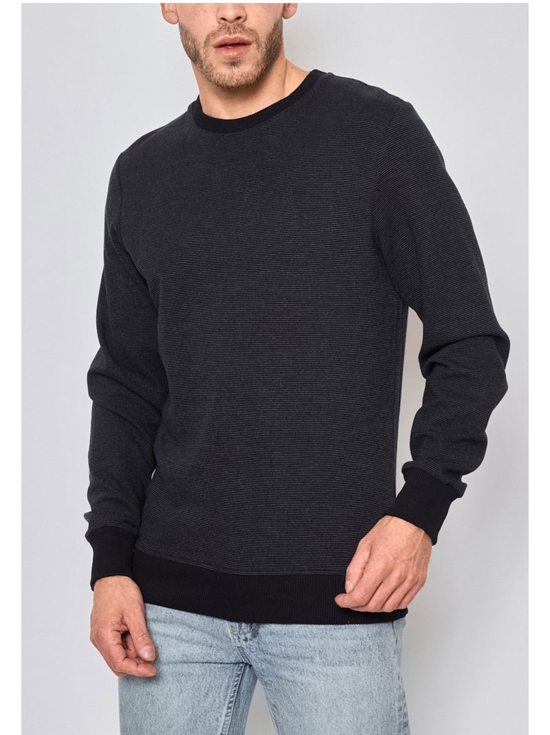 Jersey de cuello redondo Kebello Negro Negro - Kiabi