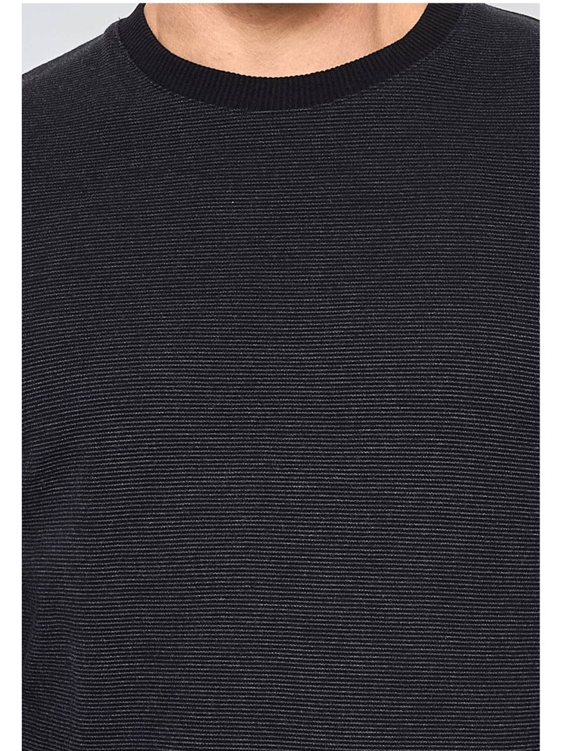 Jersey de cuello redondo Kebello Negro Negro - Kiabi